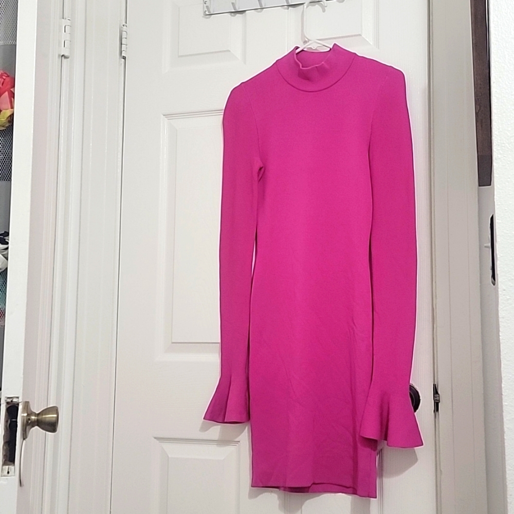 Vintage Michael Kors XS mockneck dress in pink